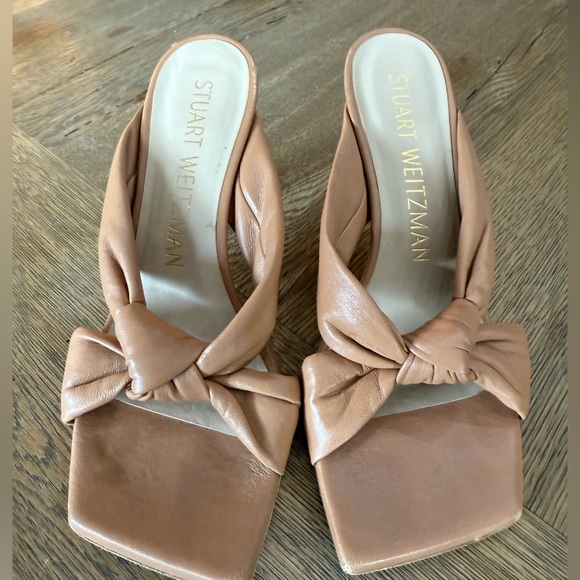 Stuart Weitzman Size 7 Playa Knot Slide Sandal - Picture 2 of 5